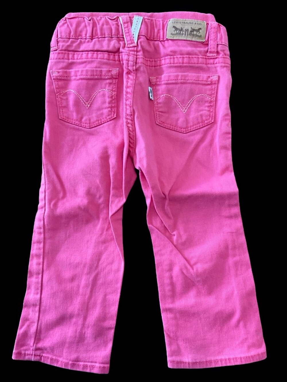 👣 5/$25 - Pink Jeans w/ Elastic Waist